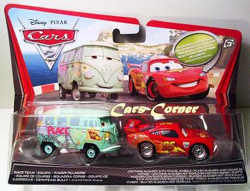 Race Team Fillmore & Lightning McQueen with Racing Wheels